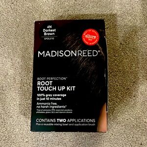 4N darkest brown Madison reed root touch up 2 applications